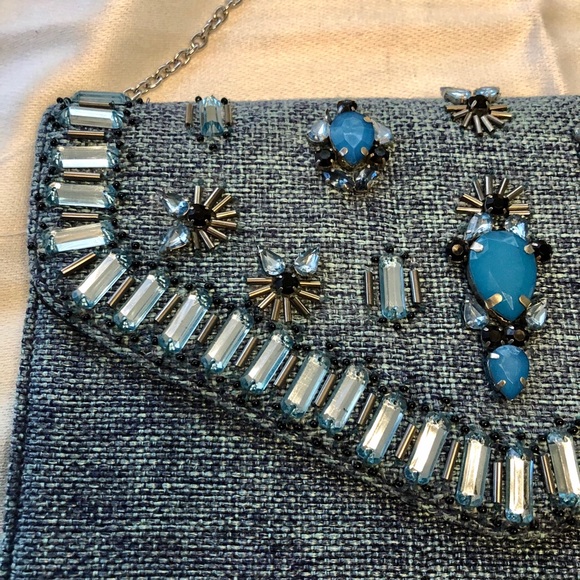 Glint - NWT - Hand Beaded Bag- Gorgeous! - Picture 2 of 8